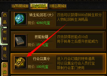 页游私服行会系统