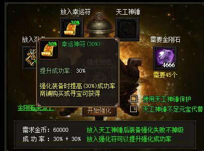 页游私服强化系统